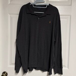 Ralph Lauren Charcoal Classic Fit Polo